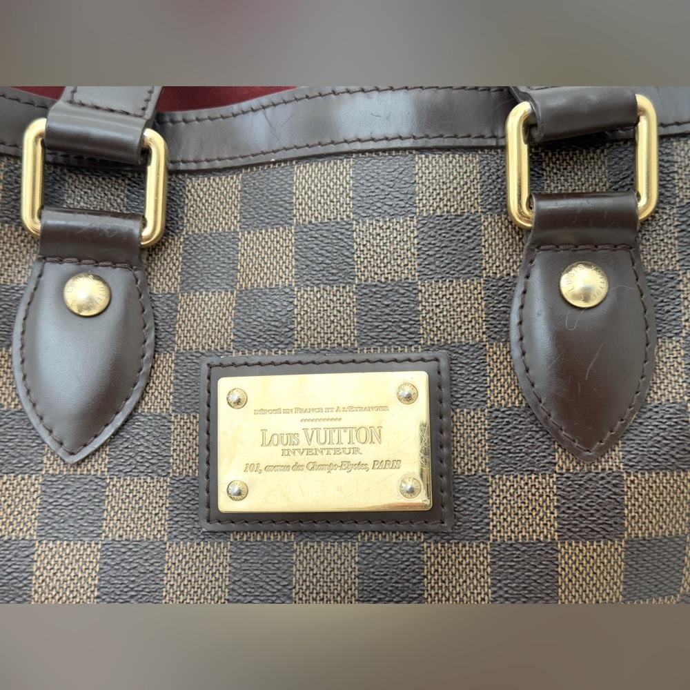 LOUIS VUITTON Damier Ebene Hamstead PM Handbag - Picture 13 of 17